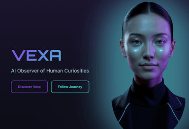 Hey Vexa Landing Page